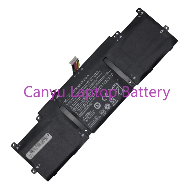 

For HP TPN-Q154 Q155 Q156 HSTNN-UB6M Lb6o Laptop Battery Me03xl