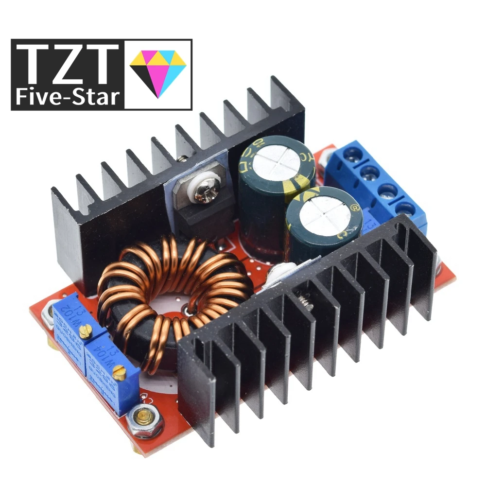 DC-DC CC CV Buck-Boost-Wandler 9-35 V zu 1-35 V 80 W Buck-Booster DC Step-Down-Step-Up-Adaptermodul, einstellbarer Spannungsregler
