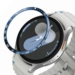 Enhanced Metal Protective Bezel Ring and Case Cover for Watch7 Ultra 47mm (E-Blue)