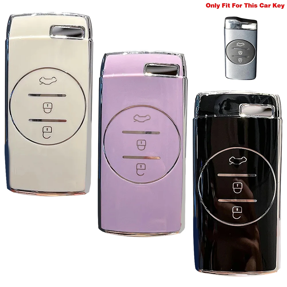 

TPU 3 Buttons Car Remote Key Case Cover Fob Shell Protector For Chery EXEED LX TXL Tiggo 7 8 Auto Accessories
