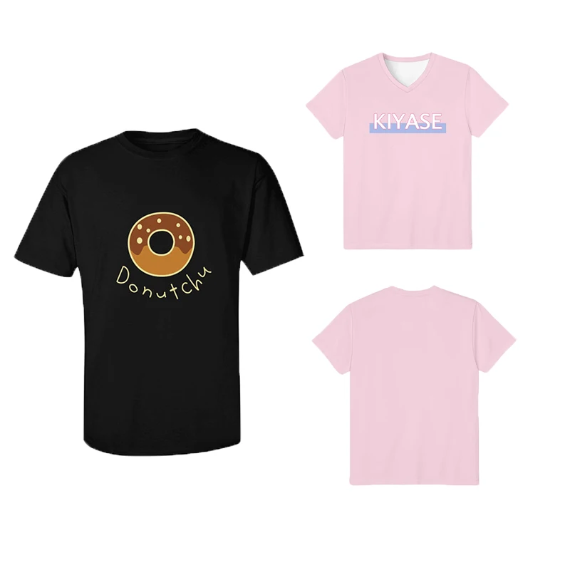 

Girls Anime Oshi No Ko Hoshino Rubii KIYASE Cosplay T-shirt Costume Women 3D Print Short Sleeve Shirt Casual Summer Suit