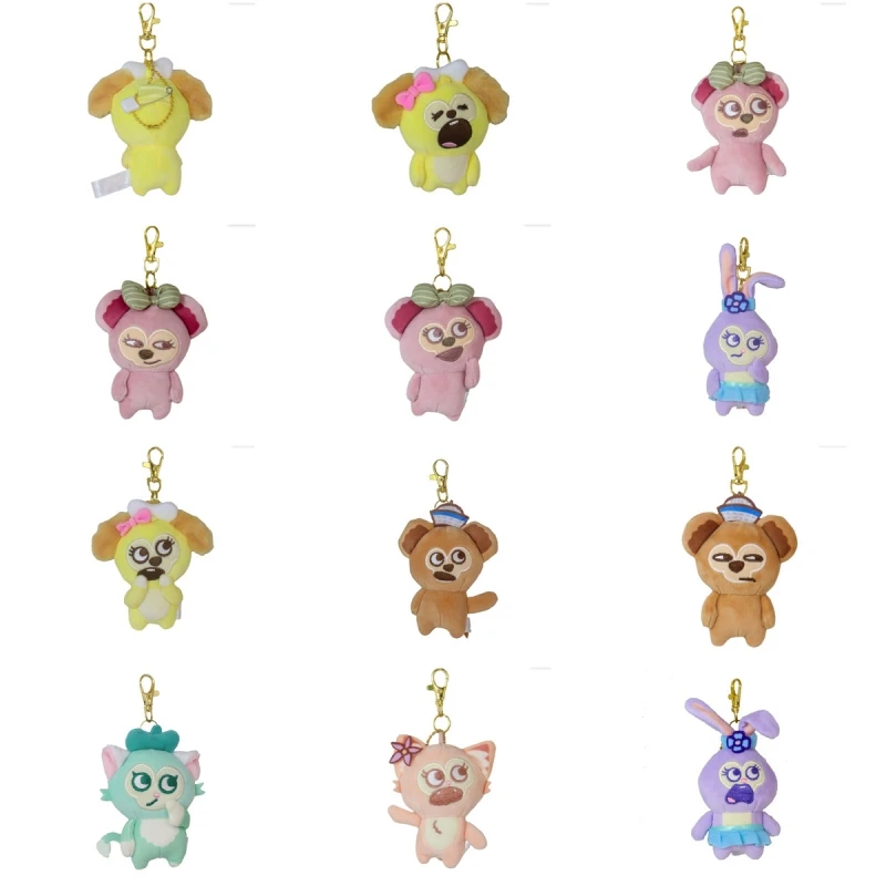 Disney Funny Star Delu Shirley Mae Silly Expression Plush Toy Doll Bag Bag Pendant Plush Toy Gifts for Boys and Girls