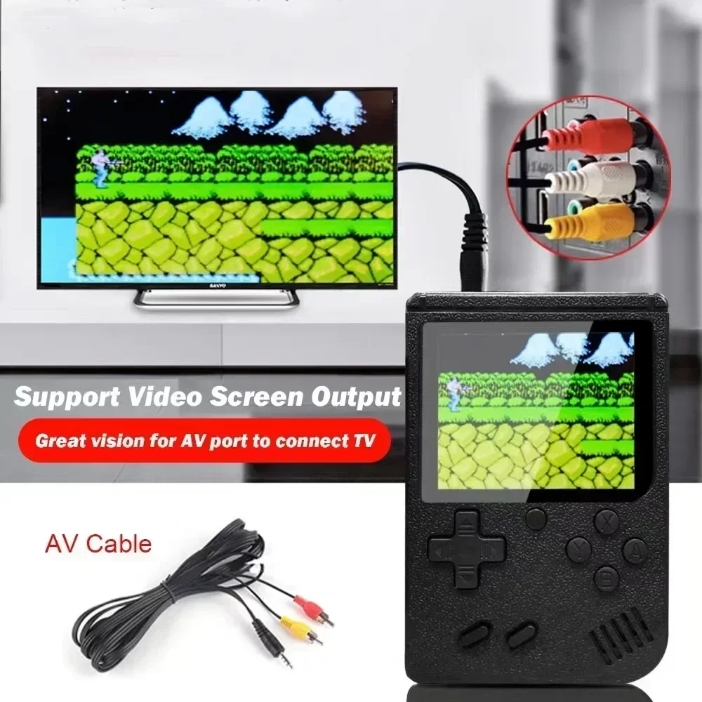 Video game console Portable Retro Mini 8-Bit Handheld Game Player Built-in 400 Games AV Out Console Boy