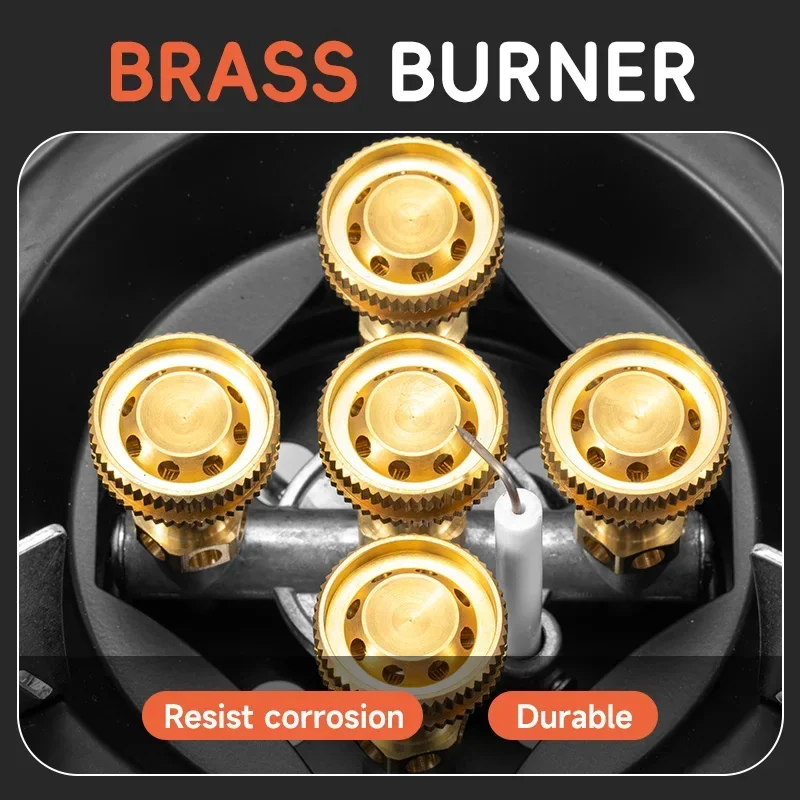 Camping Gas Stove Camping Burner Butane Gas Burner with Piezo Ignition BRS-201A camping cookware