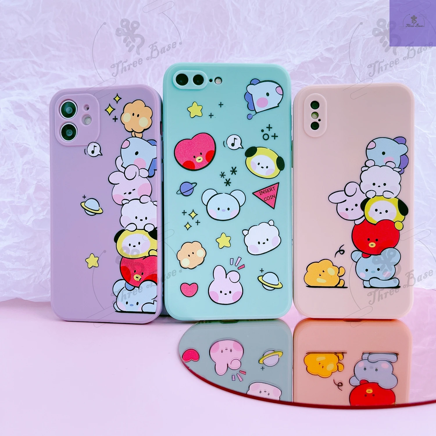 Чехол для телефона iPhone 13 12 KPOP Bangtan Boys RJ V Iphone6s 8 SE2 7Plus 8plus X XS XR XSMax 11Pro Max 11 12Mini 13promax JK TA |