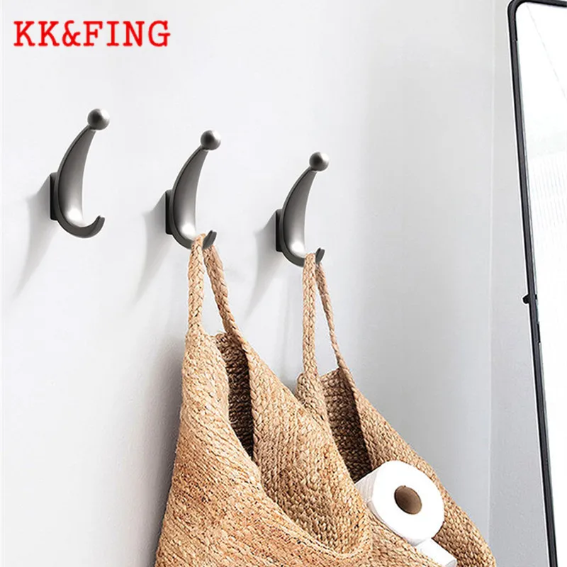 KK & FING-신상품 조명 럭셔리 골드 벽걸이 옷 후크, 아연 합금, 침실, 거실 코트, 로브 후크, 키 행거, 하드웨어