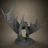 Bloodhunter Dire Bat Miniatures Unpainted Miniatures for Tabletop and Role Playing Games Room Decoration 2