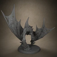 Bloodhunter Dire Bat Miniatures Unpainted Miniatures for Tabletop and Role Playing Games Room Decoration 2