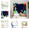 Baby Milestone Blanket Infant Photo Props Background Mats Portray Diaper Baby Calendar Grow Backdrop Cloth Photography Accessory 1