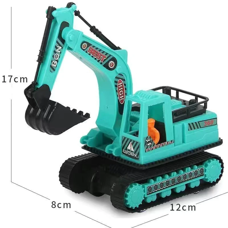 Engineering Diecast Toys for Boys Plastic Construction Excavator Kids Truck Children Vehicle Model Gifts - 6
