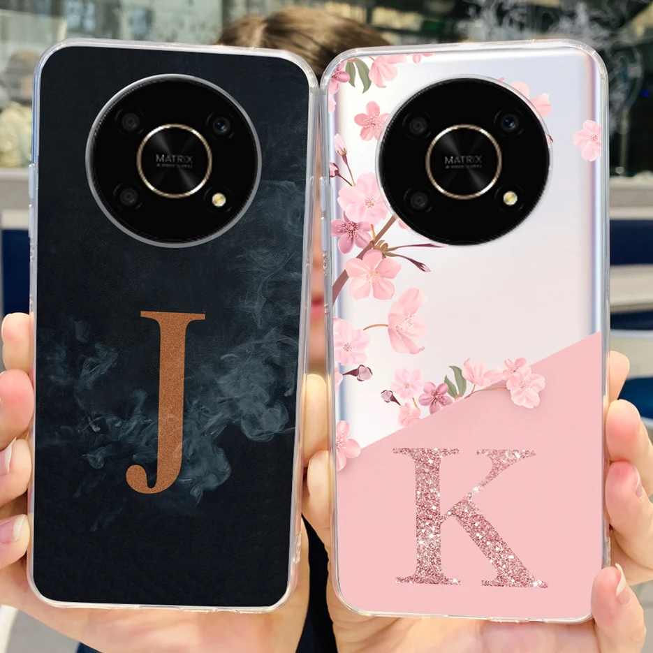 Per Huawei Honor X9 5G Case Any-Nx1 New 26 Lettere Cover Custodia Morbida In Silicone Per Honor X9 X 9 Honorx9 5G Magic4 Lite Bumper