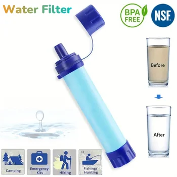 เครื่องกรองน้ําแบบพกพา, ระบบกรองน้ําฟางกลางแจ้ง, เครื่องกรองน้ําเพื่อการอยู่รอดฉุกเฉินสําหรับตั้งแคมป์เดินป่าปีนเขา 1