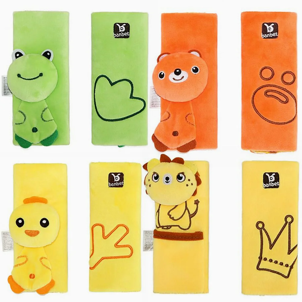 Seat Belt Covers Cartoon Car Seat Belt Cover Kids Baby Shoulder Pad Safety Strap Cushion Car Styling Seat Belt Shoulder Protector Harness Cushion Car Seat Belt Accessory