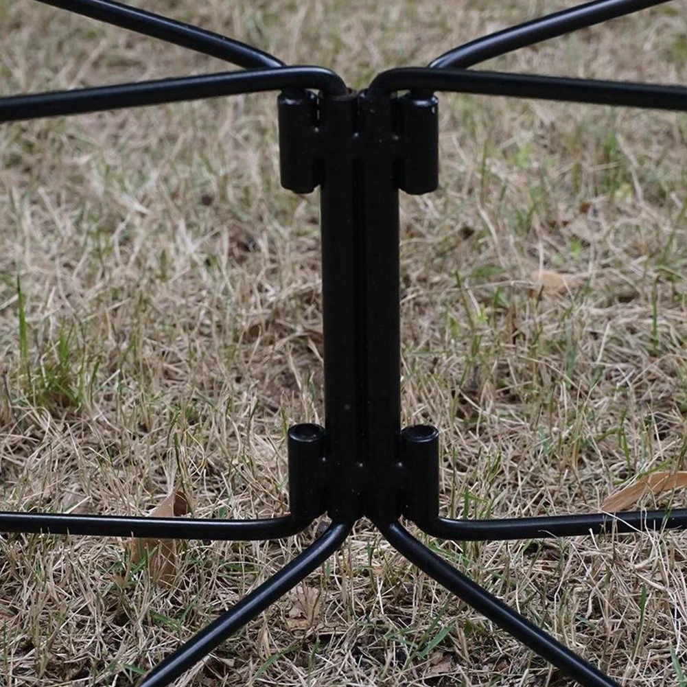 1/2pcs Camping Foldable Metal Stand Portable Aluminum Alloy Storage Box Stand Steel Organizer Box Folding Shelves for Outdoor