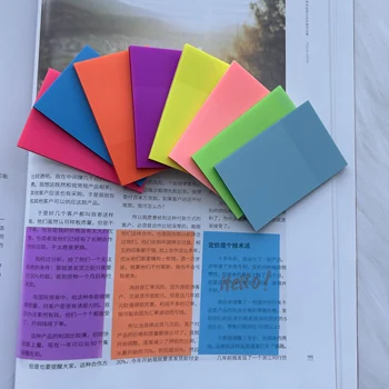 Colorful Transparent Index Tabs 1