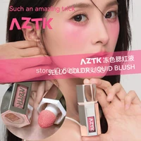 AZTK Liquid Blusher Tanned Jello Color Powder Rendering Moisturizing Longlasting Beauty Expands Contracts Cheek Face BlushMakeup 1