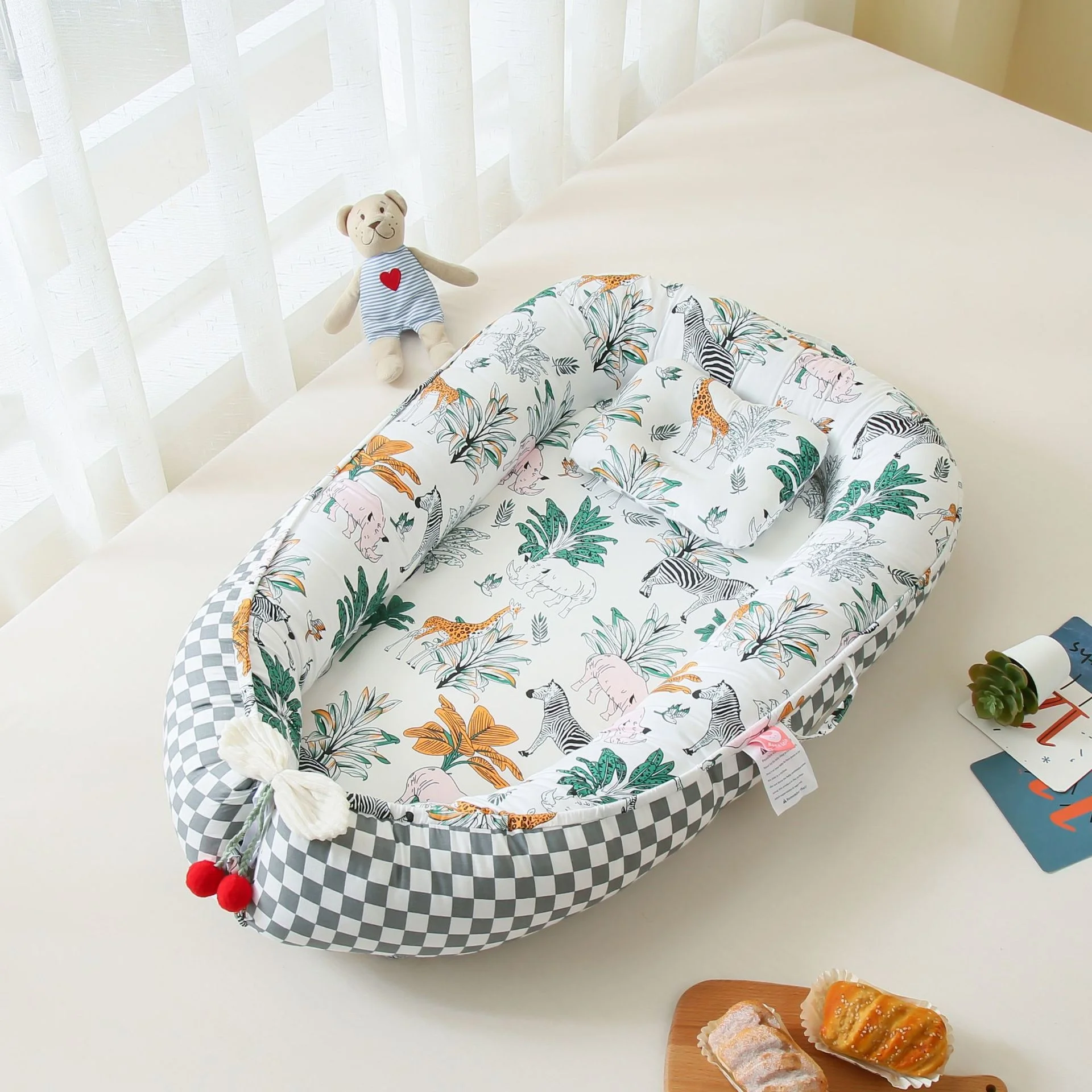 baby-nest-bumper-sleeping-bed-portable-baby-crib-infant-cradle-cot-newborn-nursery-bassinet-travel-folding
