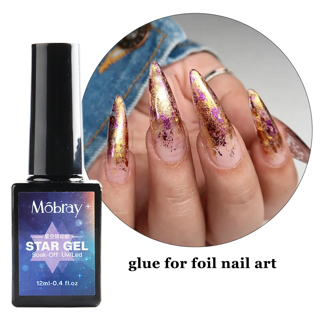 12ml Foil Transfer Gel Super Sticky Glue For Foil Nail Art