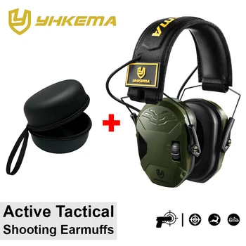 Cuffie antirumore Cuffie attive per tiro Protezione acustica elettronica Protezione per le orecchie Cuffie da caccia con riduzione del rumore