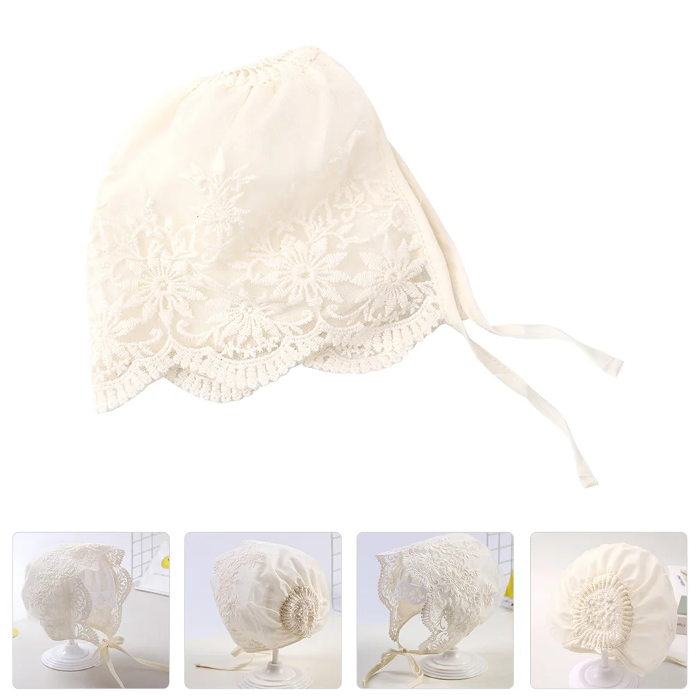 

Baby Hat Baby Summer Hat Lace Sun for Court Style Breathable Newborn Little Girl Beach Sunshade