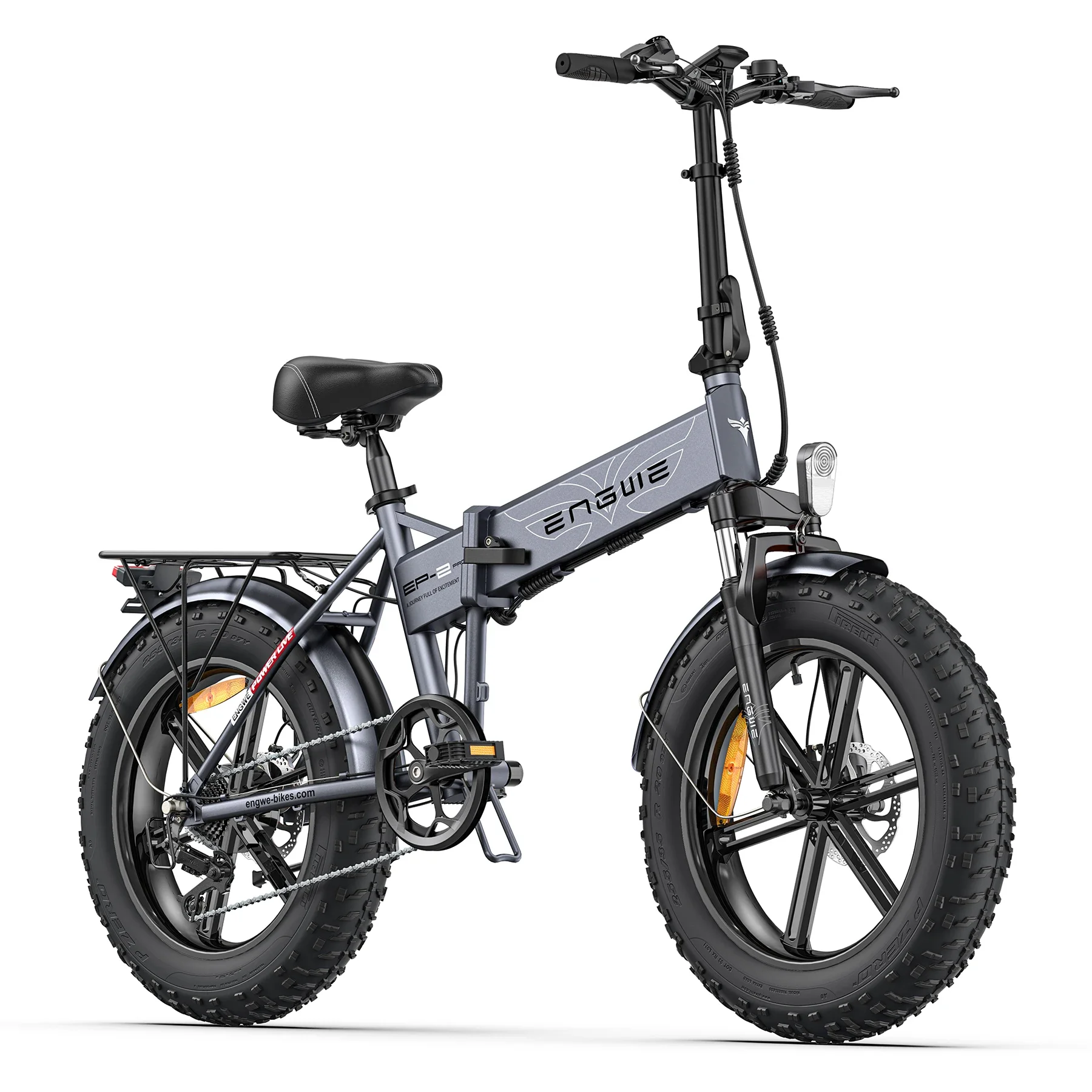 Engwe Ep-2 Pro Nuova Bicicletta Elettrica Pieghevole Eu Uk Us Stock 48 V13Ah 750W Motore 24 Pollici Fat Tire Ebike Mountain Snow Bici Elettrica