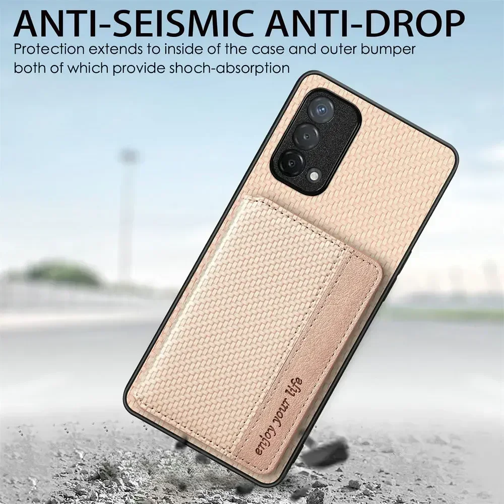Leather Card Back Phone Case Cover - Premium Protective