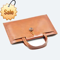 Sac de bureau pour hommes et femmes, sacoche pour ordinateur portable MacBook, sac enveloppe en PU mince et léger, mallette de protection pour ordinateur portable 