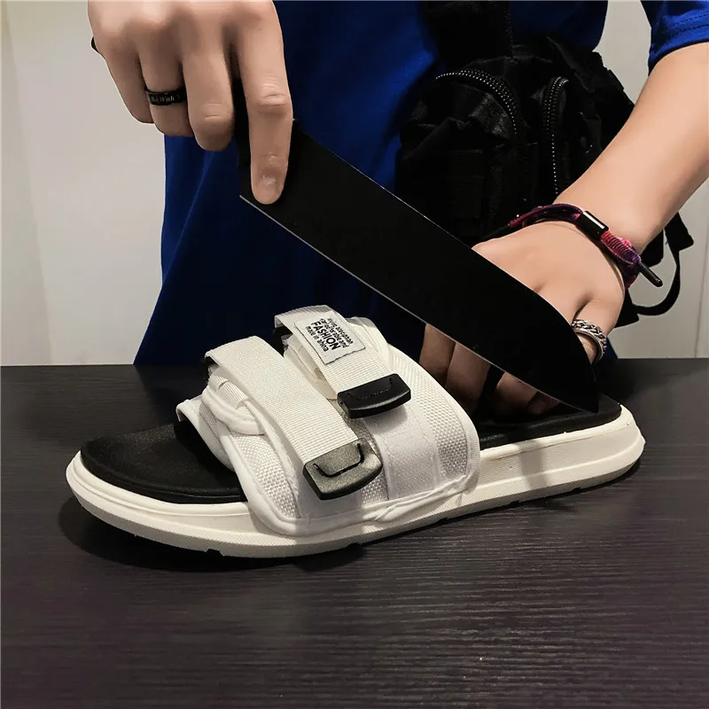 Papuci de lux pentru bărbați, brand de lux, cu cârlig, clasice, durabile, de vară, casual, în aer liber, cool, plajă, pantofi unisex de înaltă calitate_voghion.com