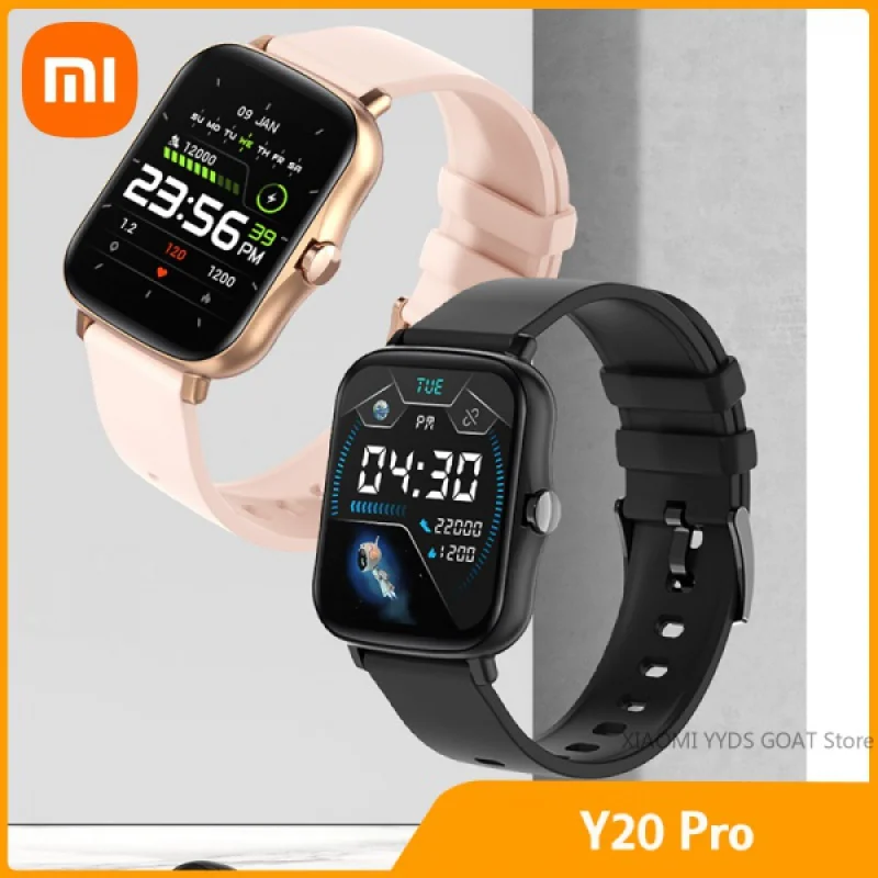 

Xiaomi Youpin Smart Watch Full Touch Y20 Pro Sport Fitness Men Women Custom Dial Heart Rate Blood Pressure Tracker Smartwatch