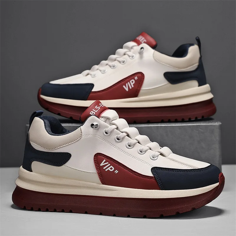 أحذية رياضية للرجال أحذية تنس مريحة من الجلد للرجا...