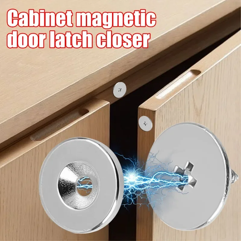 12/1Set Cabinet Door Magnet Small Round Metal Magnetic for Wardrobe Hidden Closing Magnetic Door Catch Closer Furniture Hardware magnetic cabinet catches,door catches,magnetic cabinet latches,cabinet door latch