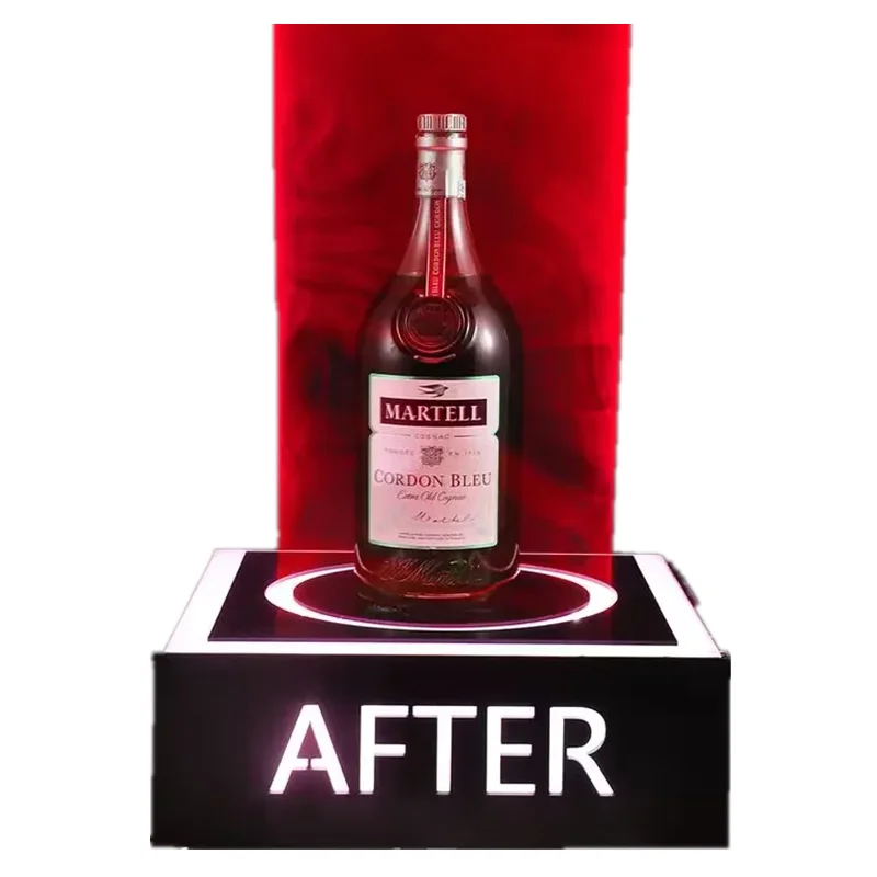 WU Wine Bottle Display Rack Holder VIP LED Bottle Glorifer Nightclub Bar Presenter With Green Blue Red Laser Light