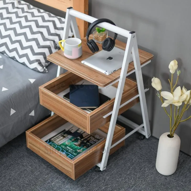 K-Star Simple Mobile With Locker Side Corner Table Small Coffee Table Sofa Side Lazy Bedside Hot