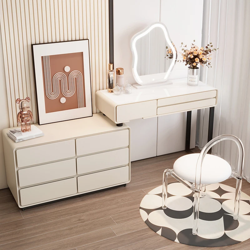 Soggiorno Toletta Piccola Camera Da Letto Stoccaggio Tavolo Cosmetico Trucco Armadio Organizzatore Comodas Con Cajones Mobili Camera