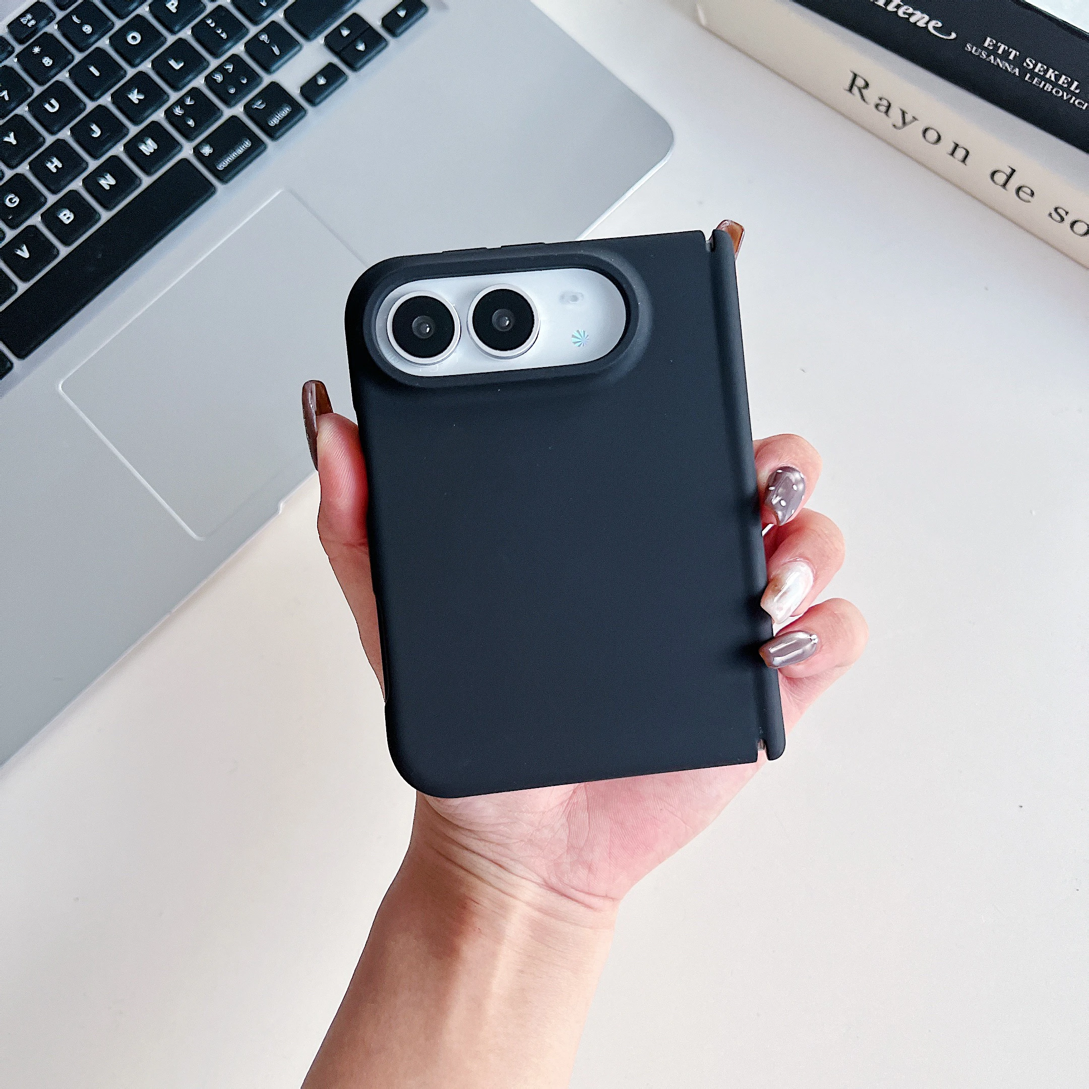 Matte Silicone Shockproof Phone Cover with Magsafe Magnetic Feature