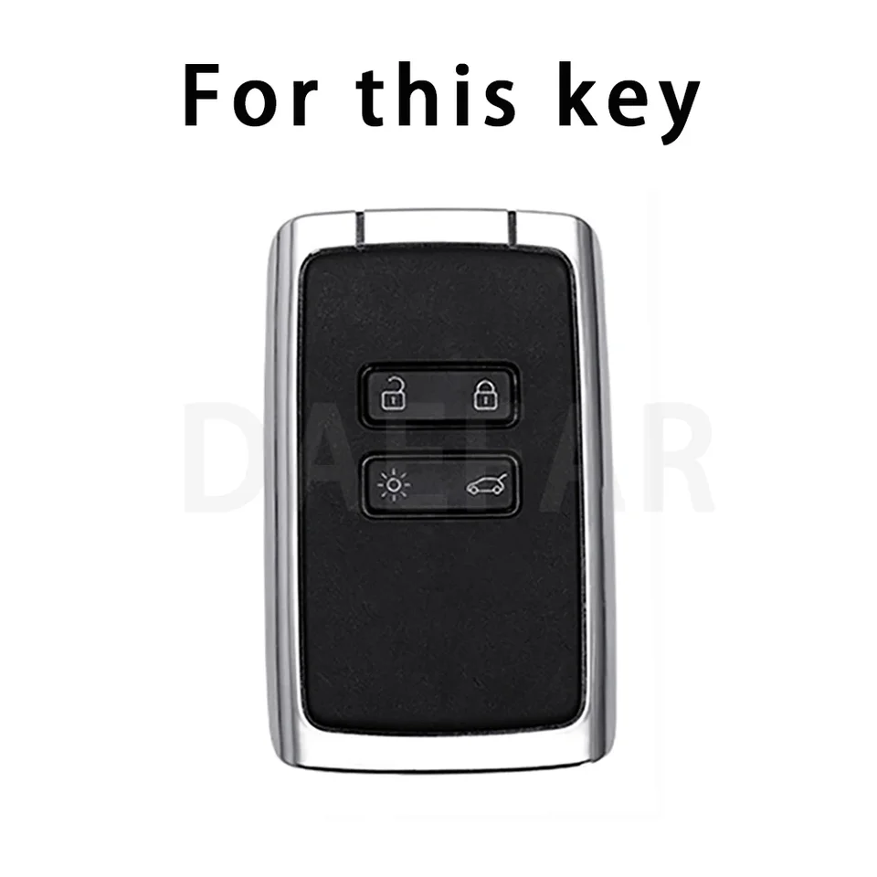 Cover Chiave Auto In TPU Ruiya Per Renault – Compatibile Con Clio 4/5, Captur 2, Megane E-Tech, Austral, Arkana, Zoe, Kadjar, Koleos 2 (Modelli 2012-2024) – 4 Tasti - 2
