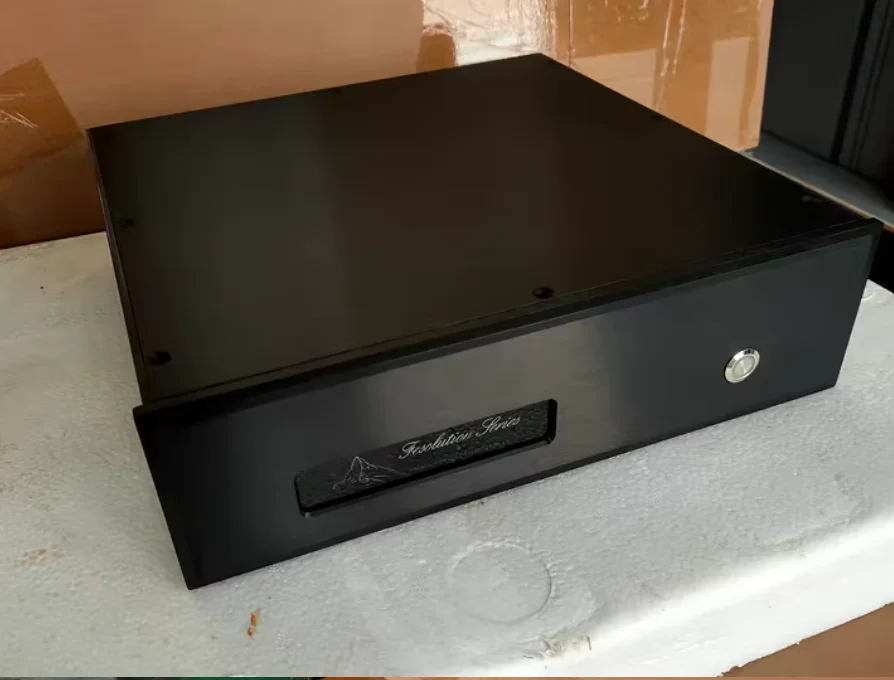 블랙 FM 증폭기 알루미늄 증폭기 섀시 프리앰프 DIY 인클로저 설치 박스 320*90*308mm 또는 258mm