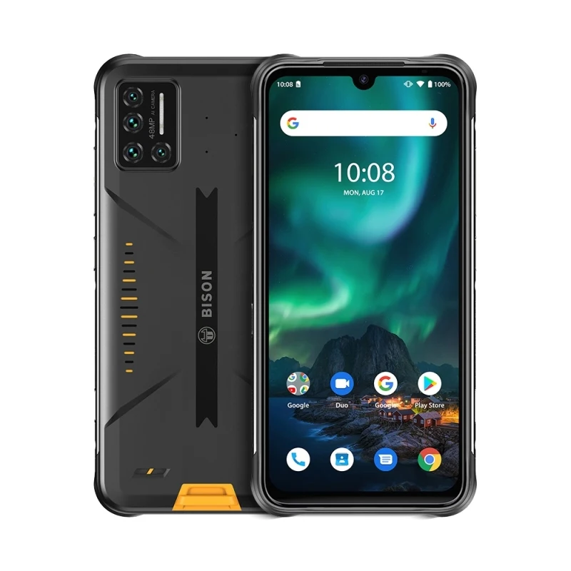 UMIDIGI BISON Rugged Phone 6GB/ 8GB +128GB IP68/IP69K Waterproof Phone 6.3'' Android 11 MTK Helio P60 Octa Core up to 2.0GHz NFC best pocophone for gaming