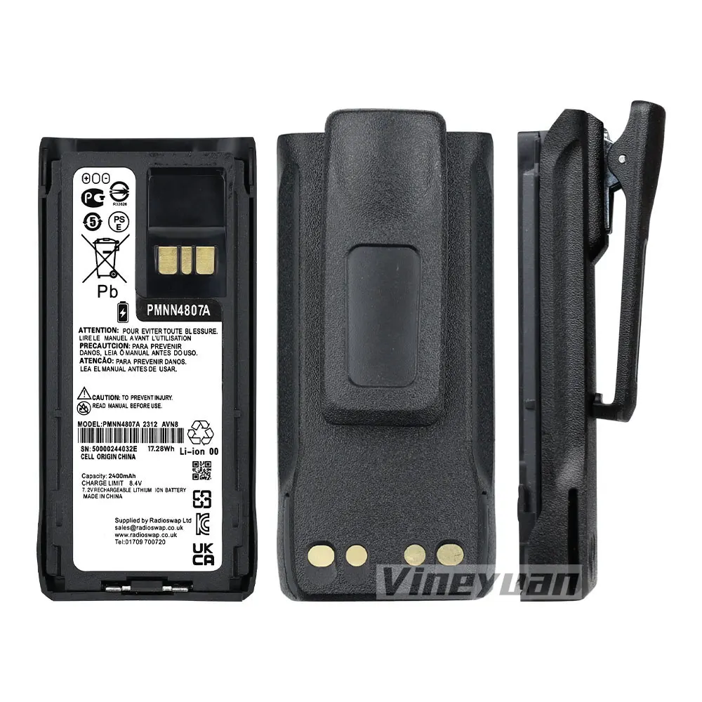 Pmnn4807 Pmnn4808 Bateria de Li-ion com Porta de Carregamento USB-C para Motorol