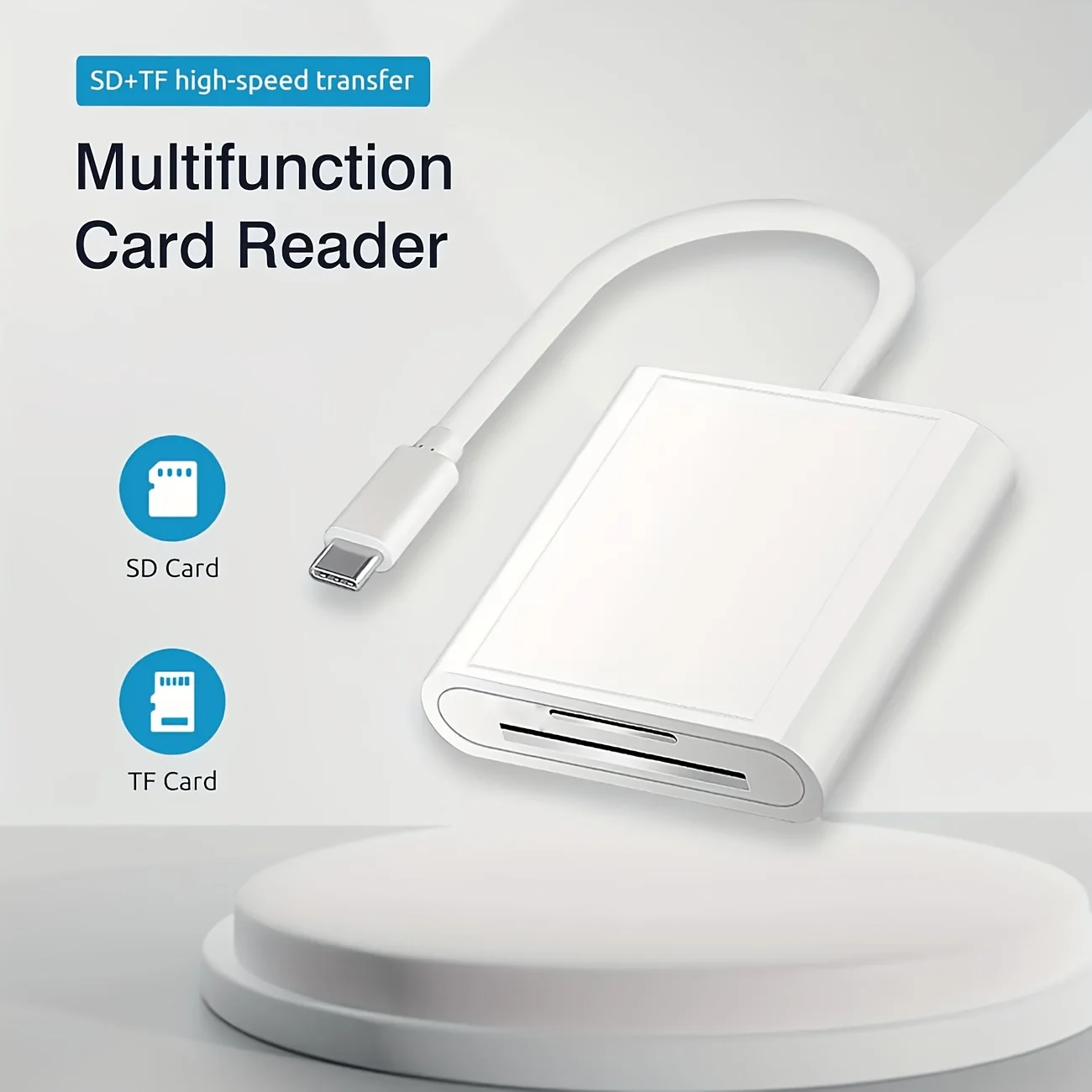 아이폰 안드로이드용 USB C SD 카드 리더, 아이폰 디지털 카메라 어댑터, 다양한 타입 C/USB-C 기기용 SD 카드 어댑터
