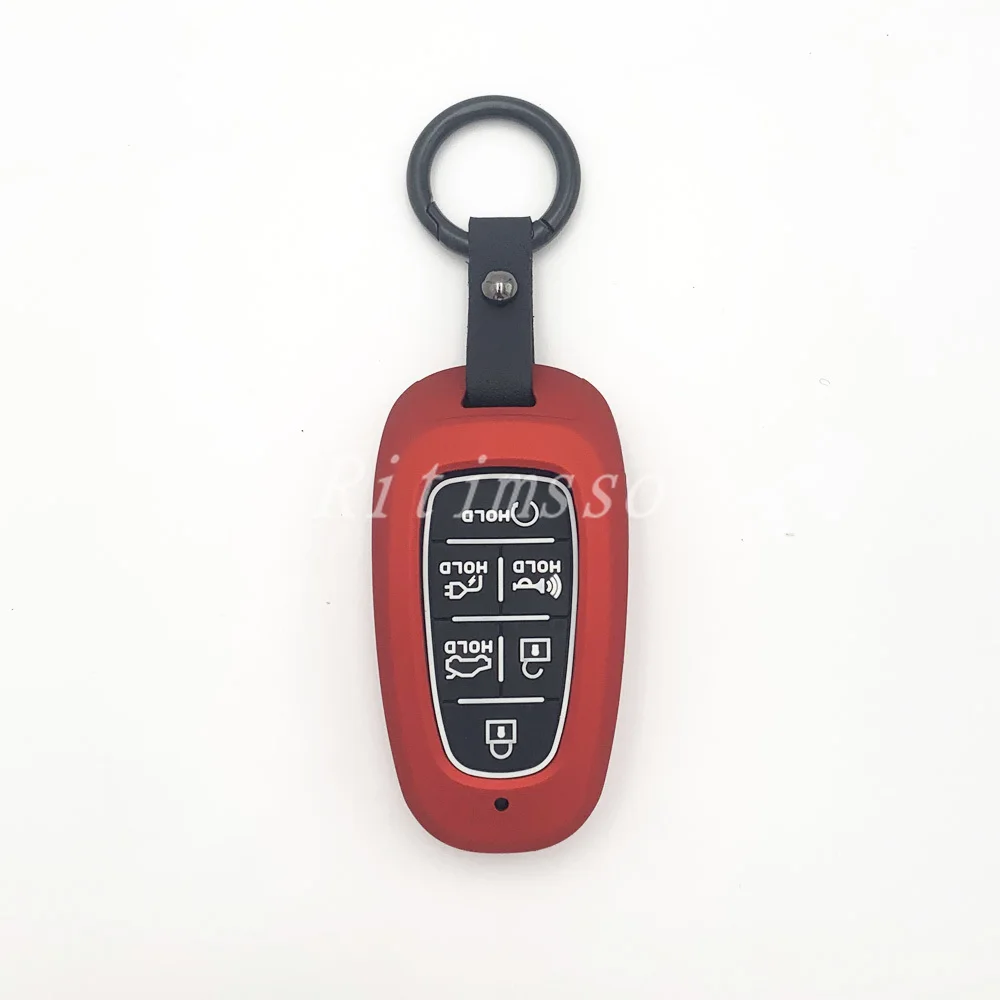 Copertura-della-cassa-chiave-dell-automobile-dell-abs-di-6-bottoni-per-le-catene-chiave-di.jpg Copertura della cassa chiave dell'automobile dell'abs di 6 bottoni per le catene chiave di Hyundai Ioniq 5 - Copertura della cassa chiave dell automobile dell abs di 6 bottoni per le catene chiave di