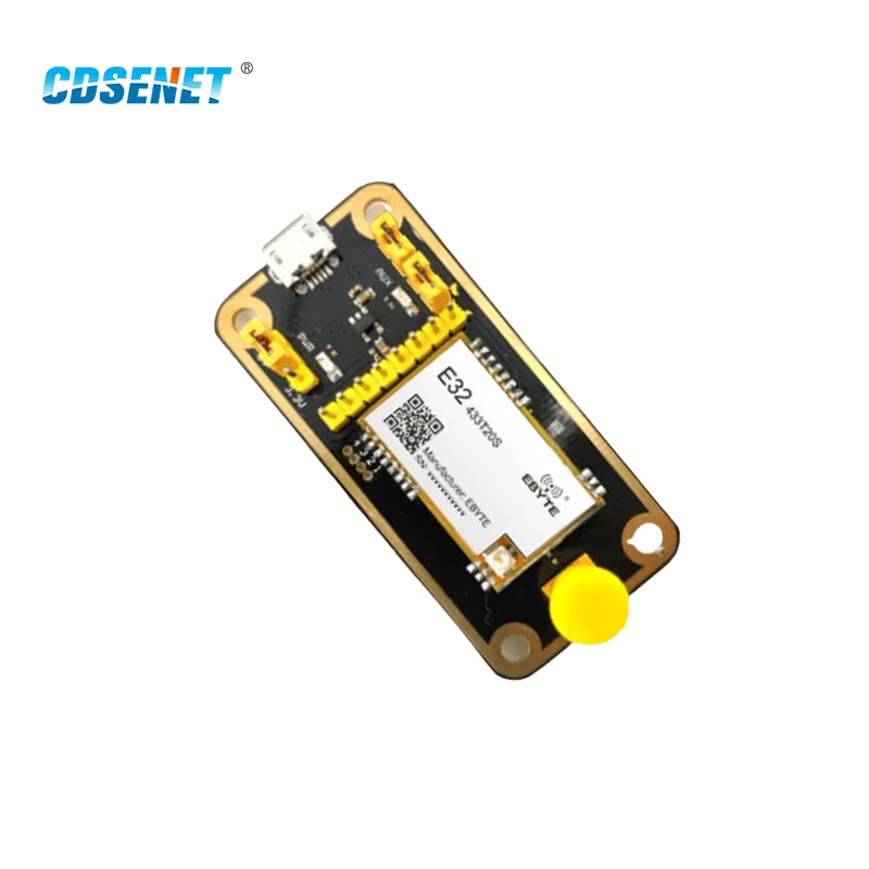 433MHz LoRa 20dBm IOT Transmitter Receiver Test Board CDSENET E32-433TBL-01 with E32-433T20S Module Antenna USB Cable hd 4 in 1 1080p ahd cvi tvi cvbs 1 2 7 cctv camera module 2mp 1080p cmos security pcb board fh8536e 0230 3mp lens osd cable