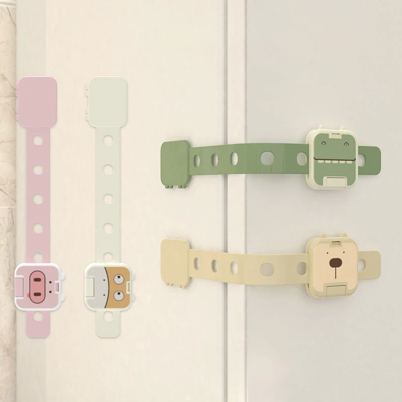 

4PCS Cartoon Children Locks for Drawers Cabinet Lock Baby Security Protection Plastic Kids Safety Door Lock Refrigerator Buckle