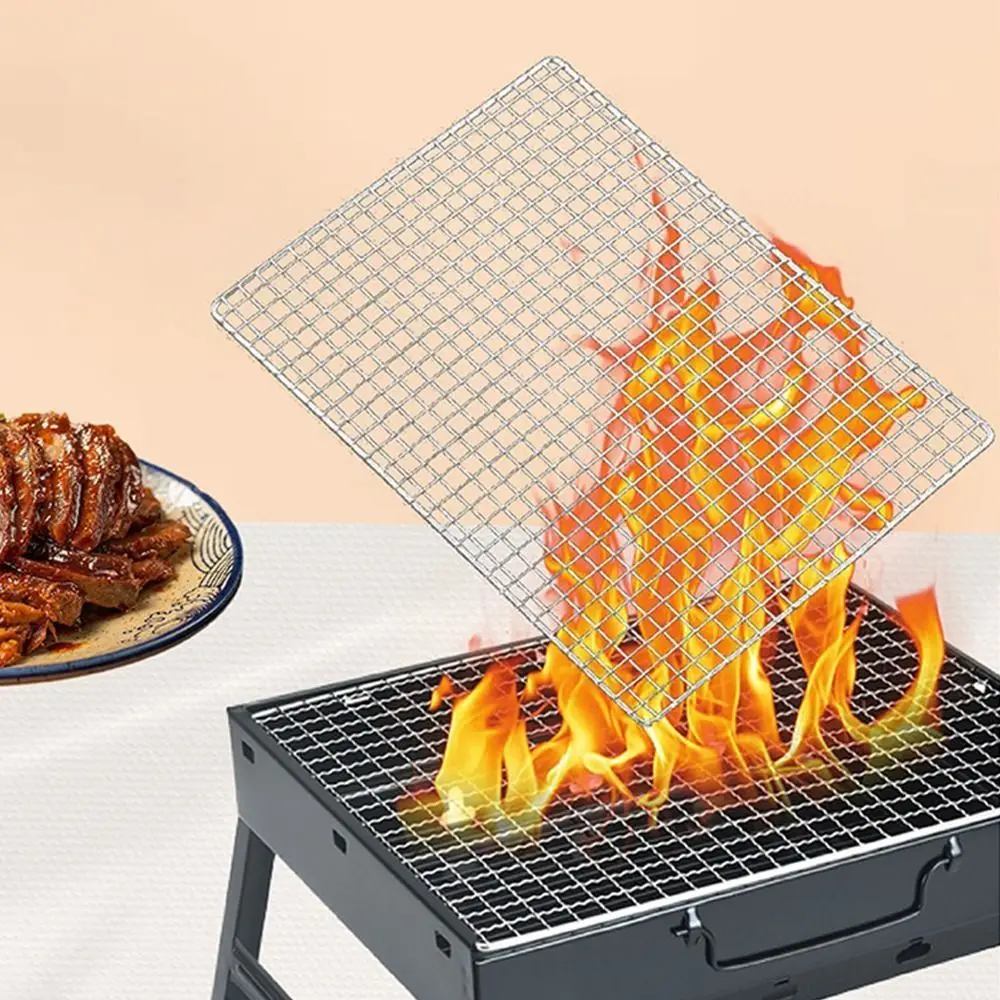 Stainless Steel Nonstick BBQ Grill Rack Grids for Outdoor Cooking