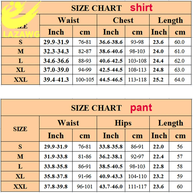 LAZAWG Sport Shirt + Pant Body Shaper Slimming Waist Trainer Men Tank Top Neoprene Sweat Sauna Vest Shapewear Fat Burn Corset