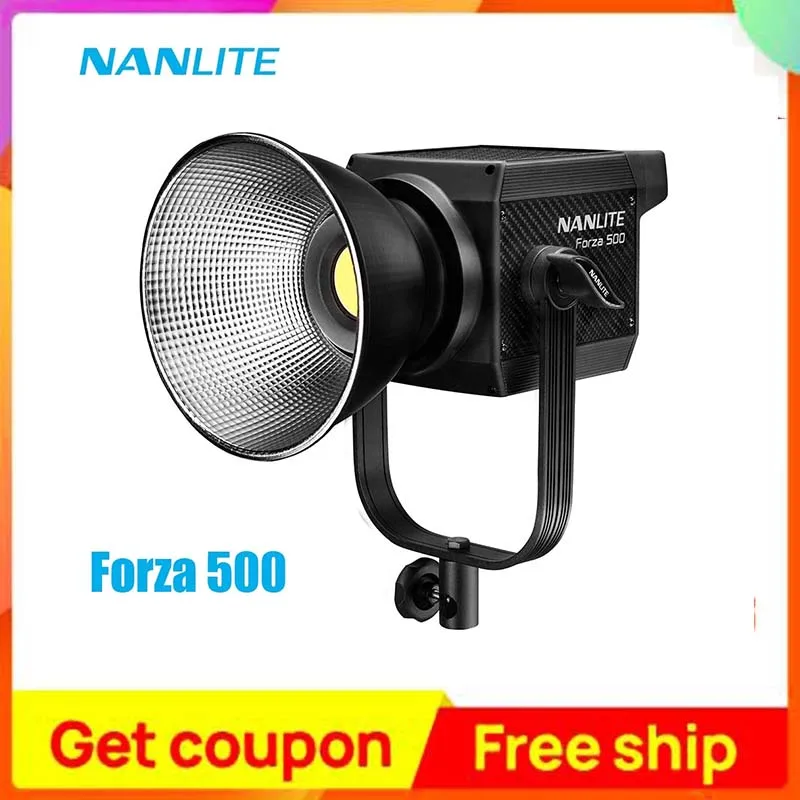 Nanguang-Nanlite 500 5600K 일광 500W COB LED 조명, 사진 조명 스튜디오 야외 비디오 영화 조명