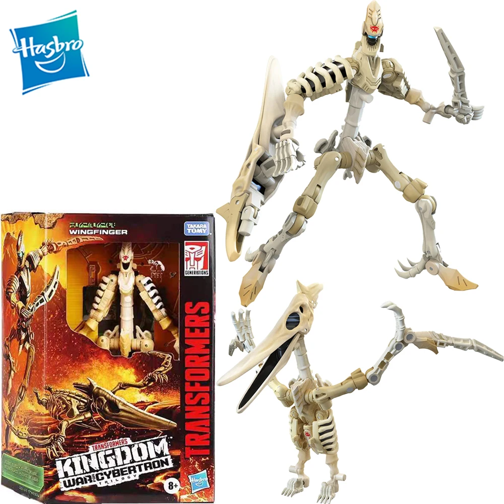 Novità Transformers Generations War For Cybertron: Kingdom Deluxe Wfc-K25 Wingfinger Action Figure Collection Model Toys
