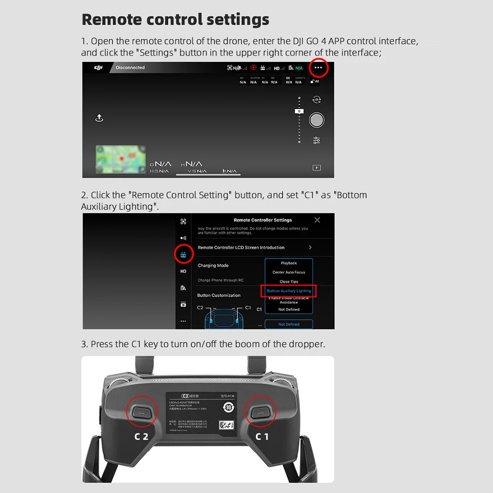 Quick Release Airdrop Delivery Transport USB Rechargeable Wedding Ring Gift Deliver for DJI Mavic 2 Pro / Zoom Drone