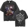 Astarion Girl Dinner Graphic T Shirt Baldurs Gate 3 Fan Gamer Washed T Shirts Women Men's Vintage Gothic Cool T-shirt Streetwear 4