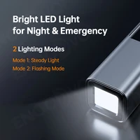 PD100W 20000mAh Power Bank Fast Charging, Metal Shell TFT Screen, Built-in Type-C Cable, LED Flashlight, PD3.0 for Laptop Phone - Image 6